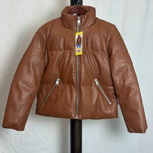 Levi's Ladies' Faux Leather Puffer Jacket - New with Tag